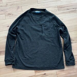 Magellan Outdoors Heather Gray Long Sleeve Shirt